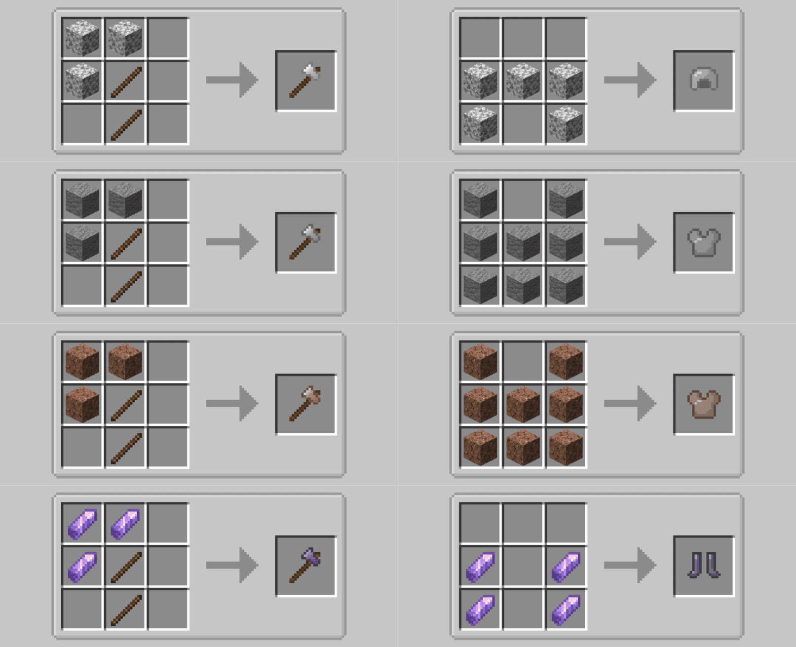 Usefull Stone Variants Mod (1.20.1, 1.19.3) - Sculk, Amethyst & Stone Gear 2