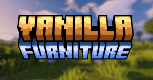 Vanilla Furniture Addon (1.20) – MCPE/Bedrock Mod Thumbnail