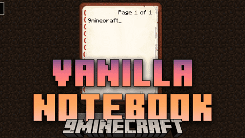 Vanilla Notebook Mod (1.21, 1.20.1) – Write Your Minecraft Story Thumbnail