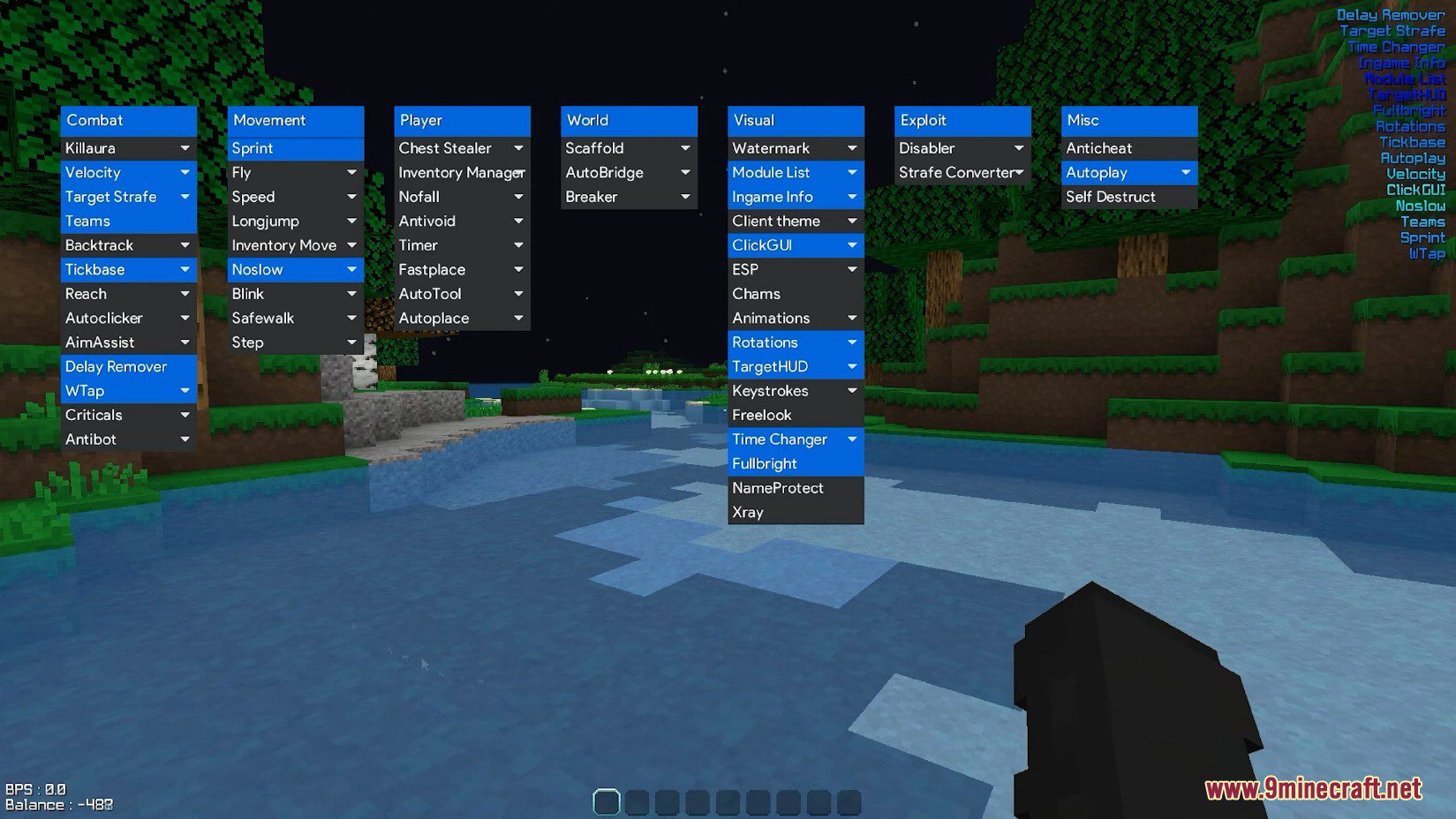 Vestige Client (1.8.9) - Insane Free Client for BlocksMC 3