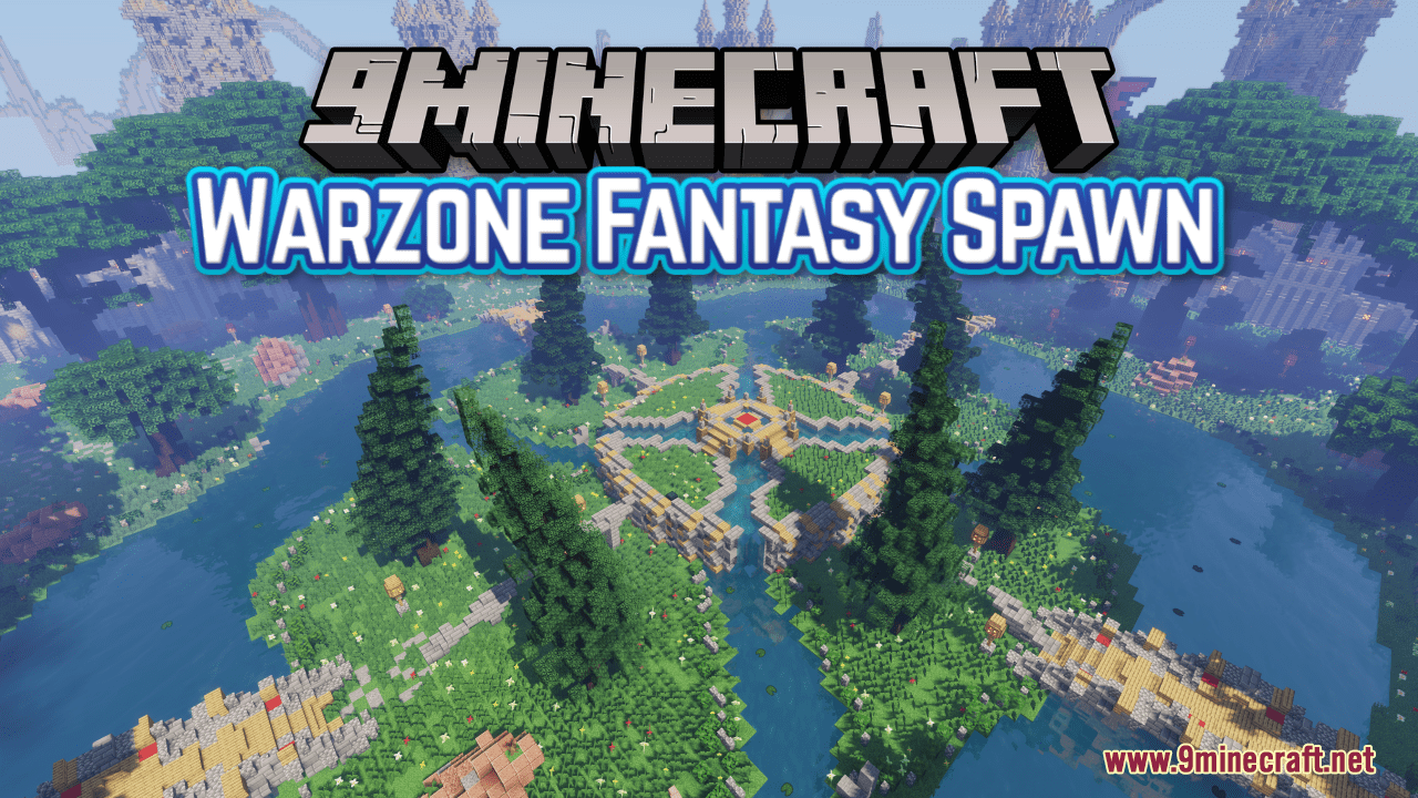 Warzone Fantasy Spawn Map (1.21.1, 1.20.1) - PvP Faction Adventure 1