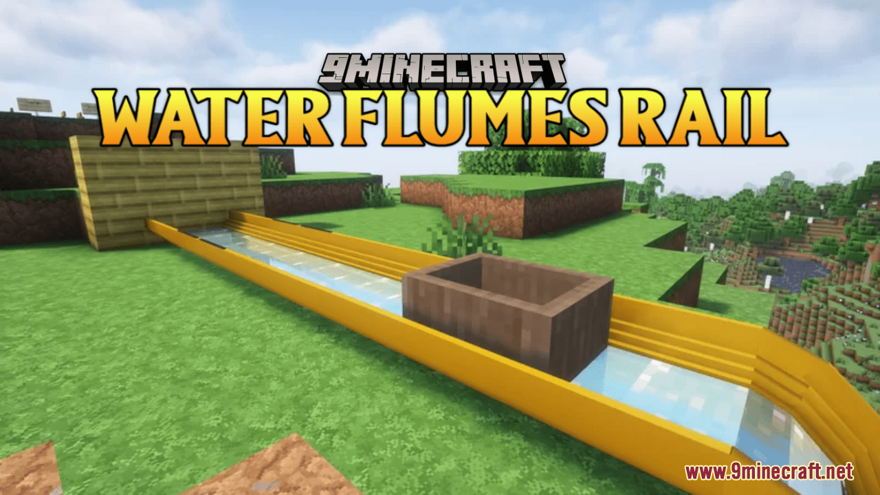 Water Flumes Rail Resource Pack (1.20.6, 1.20.1) - Texture Pack 1