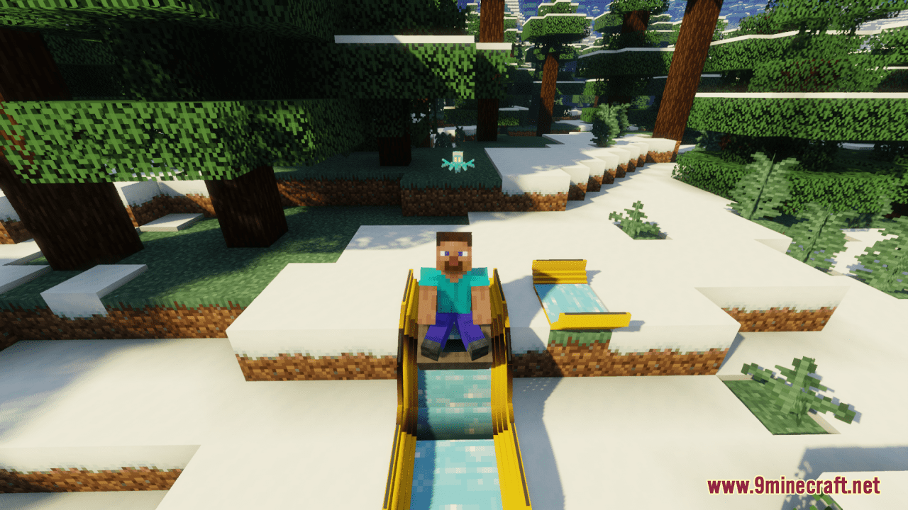 Water Flumes Rail Resource Pack (1.20.6, 1.20.1) - Texture Pack 3