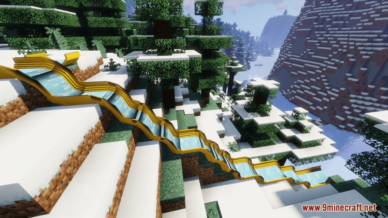 Water Flumes Rail Resource Pack (1.20.6, 1.20.1) - Texture Pack 4