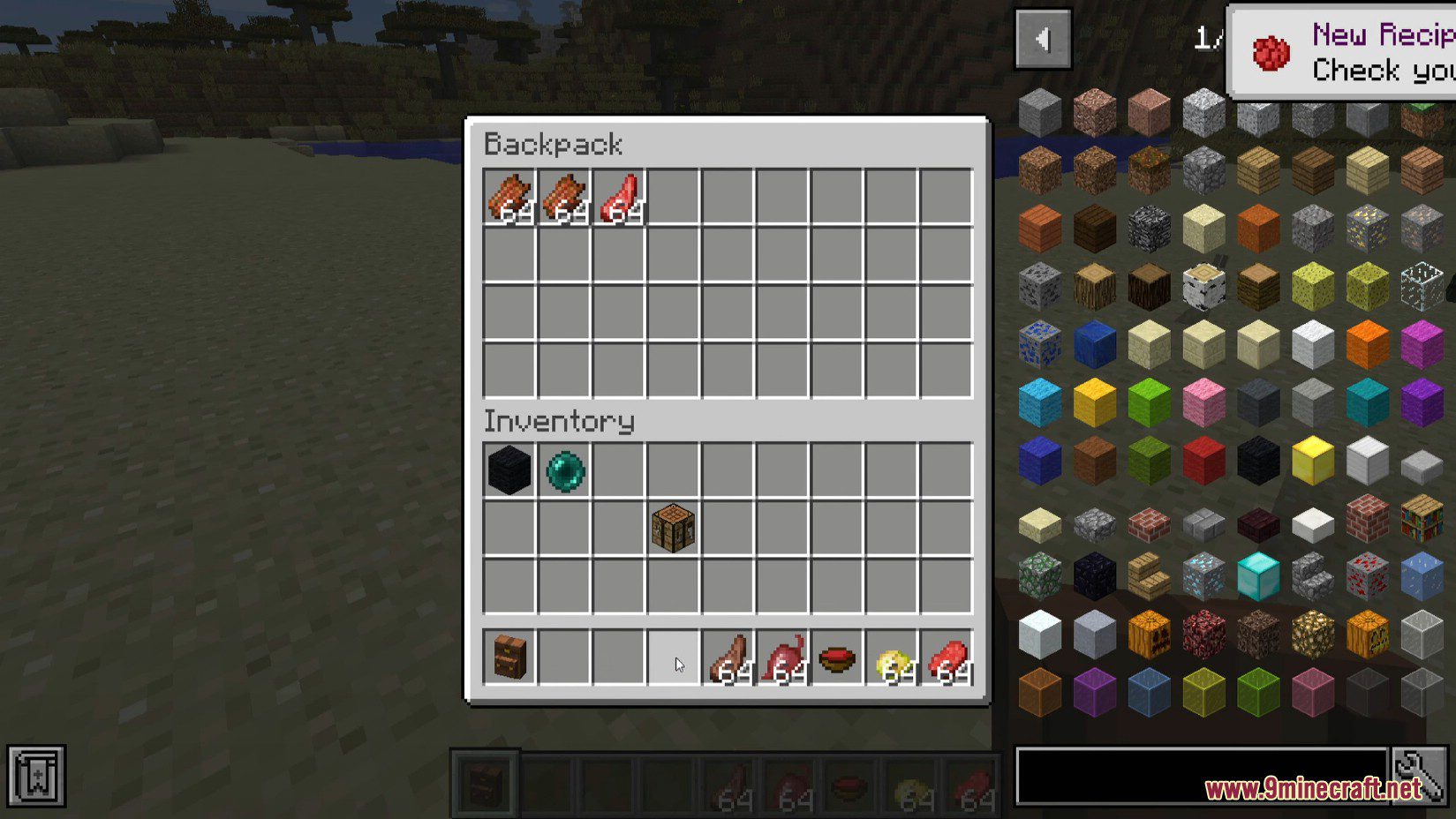 Wearable Backpacks RLCraft Edition Mod (1.12.2) - Exclusively for Modpack 4