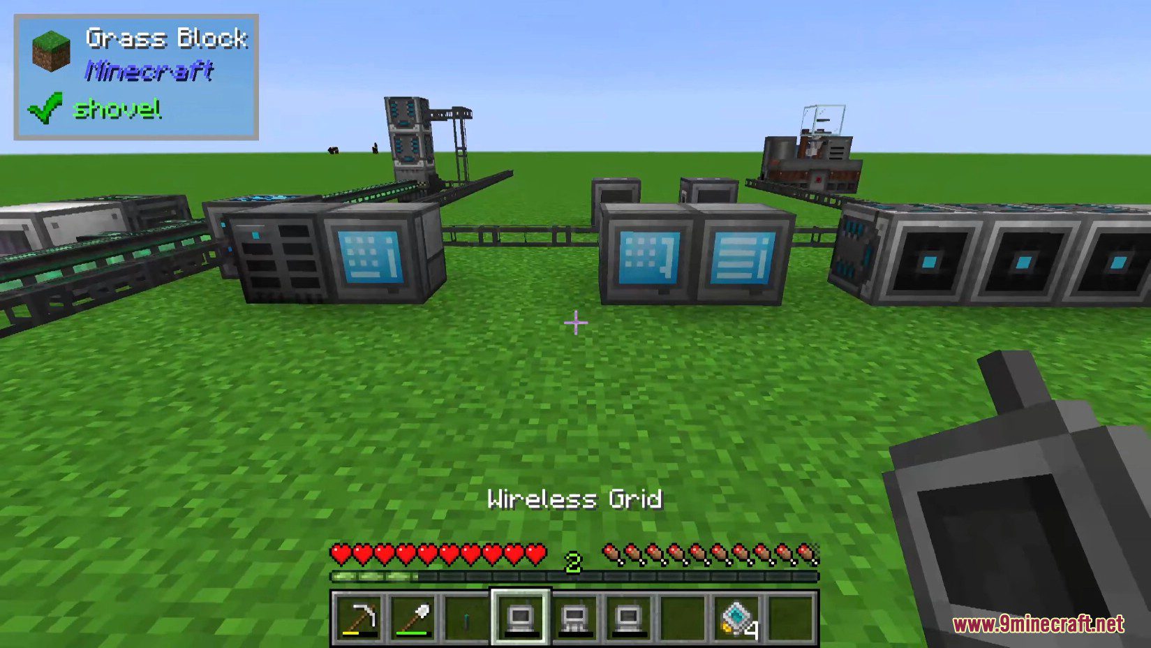 Wireless Crafting Grid Mod (1.10.2) - Wireless Version of Refined Storage Grid Block 3