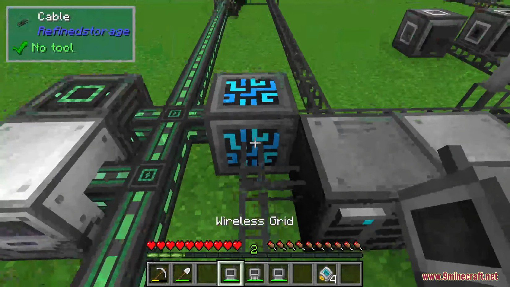 Wireless Crafting Grid Mod (1.10.2) - Wireless Version of Refined Storage Grid Block 6