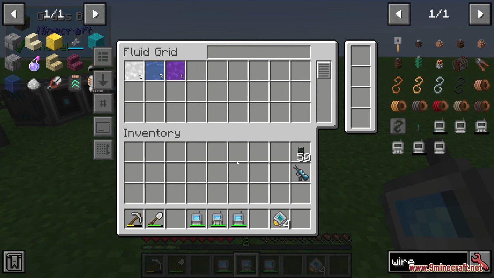 Wireless Crafting Grid Mod (1.10.2) - Wireless Version of Refined Storage Grid Block 8