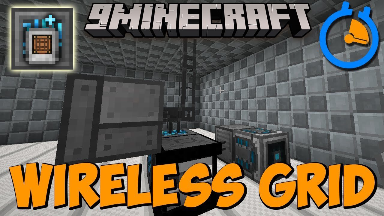 Wireless Crafting Grid Mod (1.10.2) - Wireless Version of Refined Storage Grid Block 1