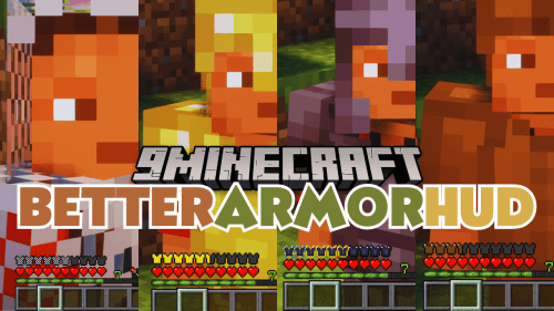 Better Armor HUD Mod (1.21.1, 1.20.1) – Colorful Armor Thumbnail