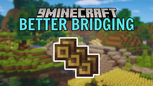 Better Bridging Mod (1.20.4, 1.19.2) – Multiple Blocks Placement Thumbnail