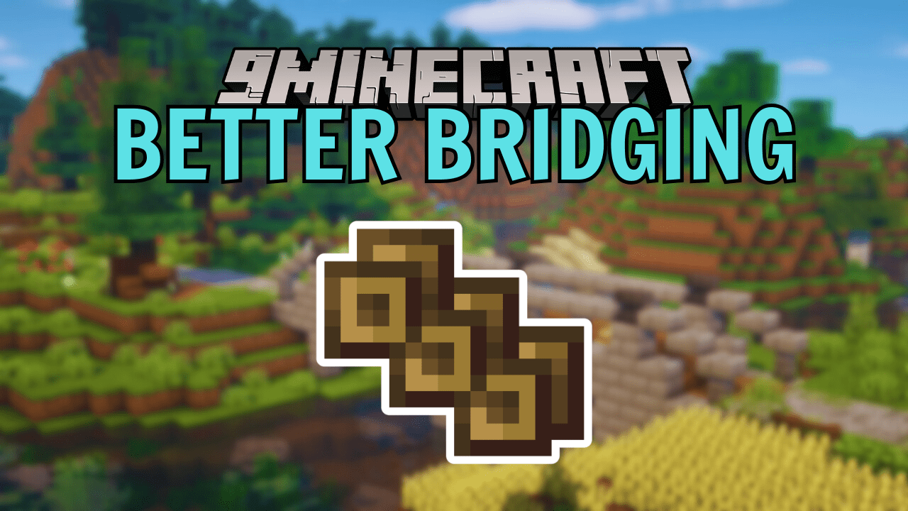 Better Bridging Mod (1.20.4, 1.19.2) - Multiple Blocks Placement 1