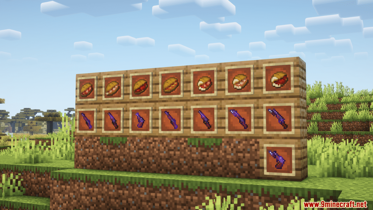 Chili Bullet Weapons Mod (1.20.4, 1.20.1) - Chili Peppers 3