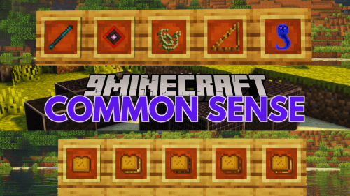 Common Sense Mod (1.20.4, 1.19.2) – Over 200 Recipes Thumbnail