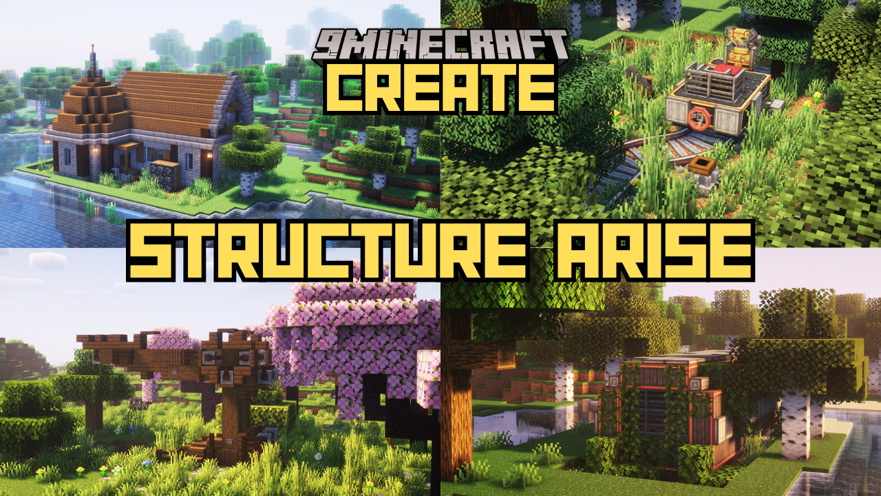 Create: Structures Arise Mod (1.20.1) - Adds 13 New Buildings 1