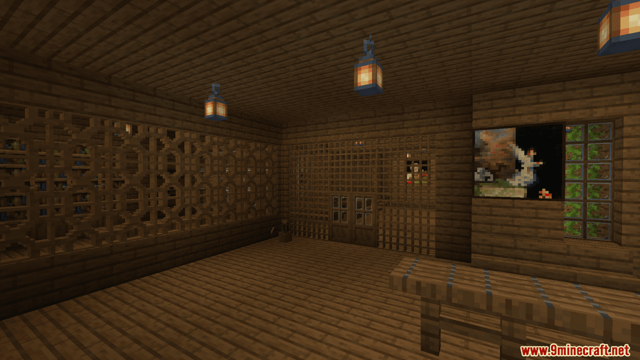 Decorative Wooden Lattices Mod (1.20.4, 1.19.2) - A Wide Variety of 90 Different Wooden Lattice Models 4