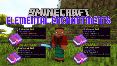 Elemental Enchantments Mod (1.20.6, 1.20.1) – Curses and Enchantments Thumbnail