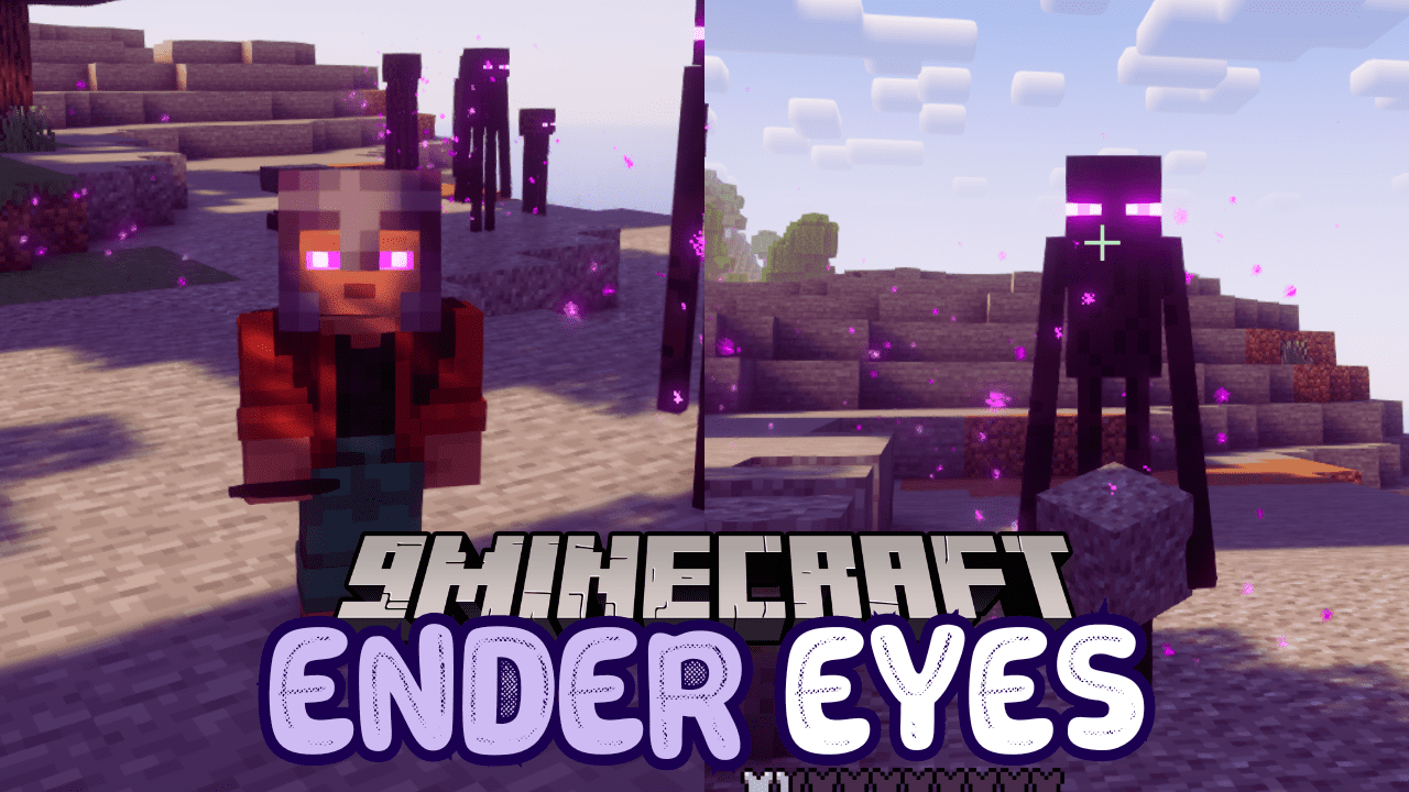 Ender Eyes Mod (1.20.6, 1.20.1) - Stop Enderman from being Aggressive 1