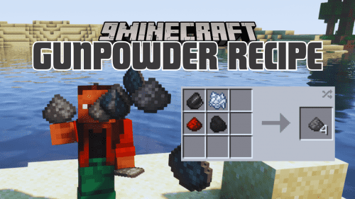 Gunpowder Recipe Mod (1.20.4, 1.20.1) – Gunpowder is Craftable Thumbnail