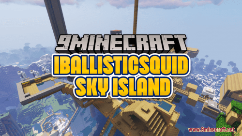 iBallisticSquid Sky Island Map (1.21.1, 1.20.1) – SkyBlock Challenge Thumbnail
