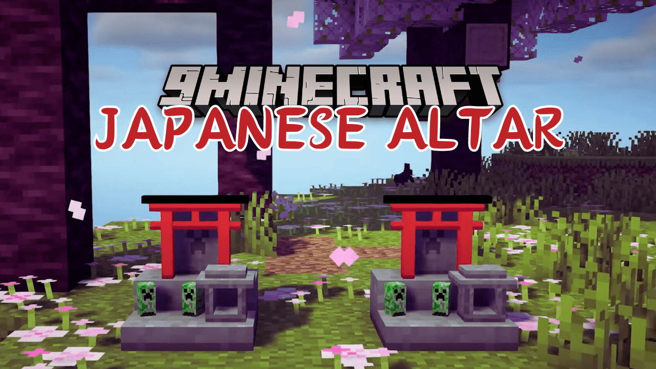 Japanese Altar Mod (1.20.4, 1.20.1) - Blessings or Decorative Piece 1