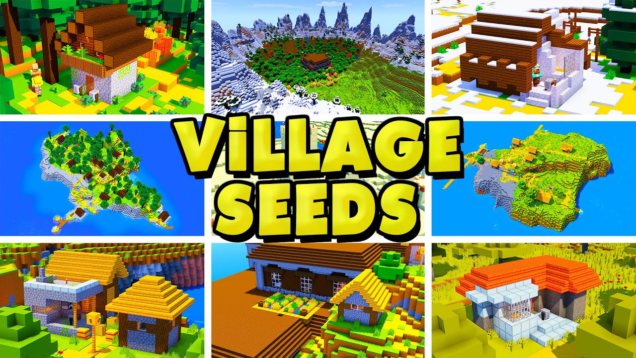 Top 20 Best Village Seeds For Minecraft (1.20.6, 1.20.1) - Java Edition 1