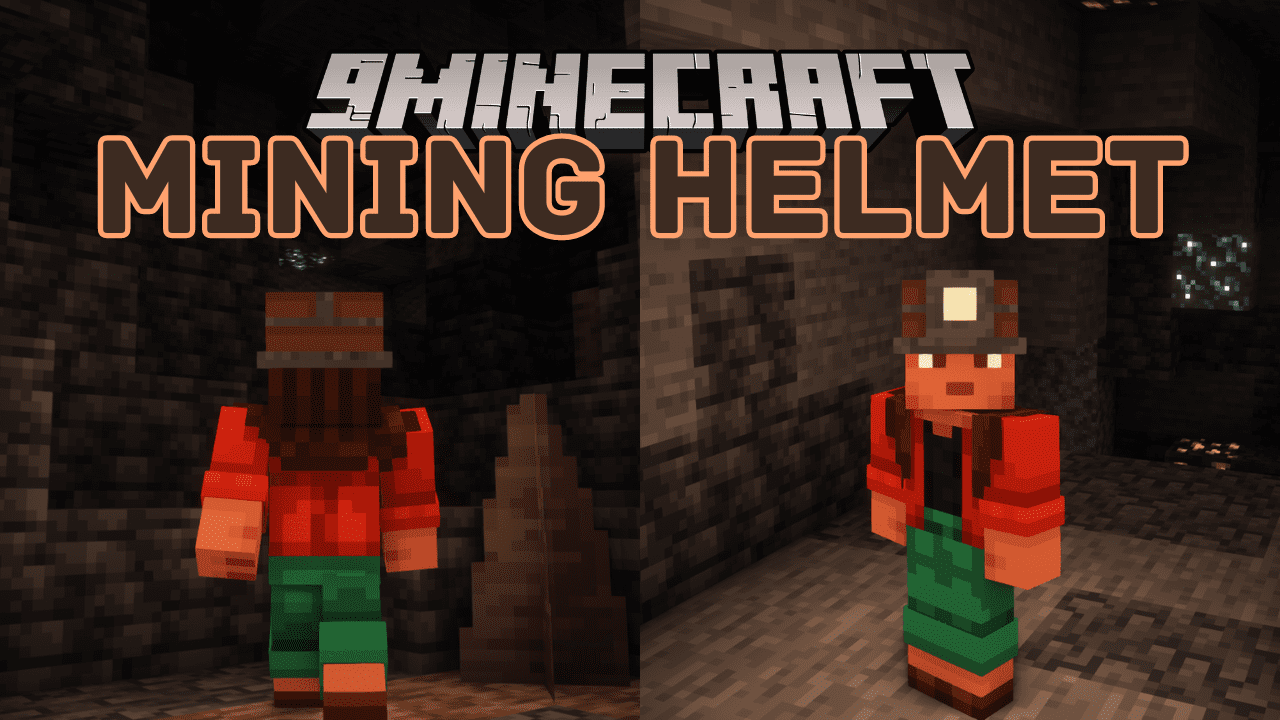 Mining Helmet Mod (1.20.4, 1.20.1) - Eliminating the Need for Torches 1