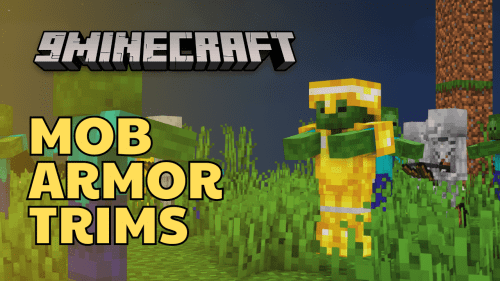 Mob Armor Trims Mod (1.21, 1.20.1) – Mobs Spawned with Armor Trims Thumbnail