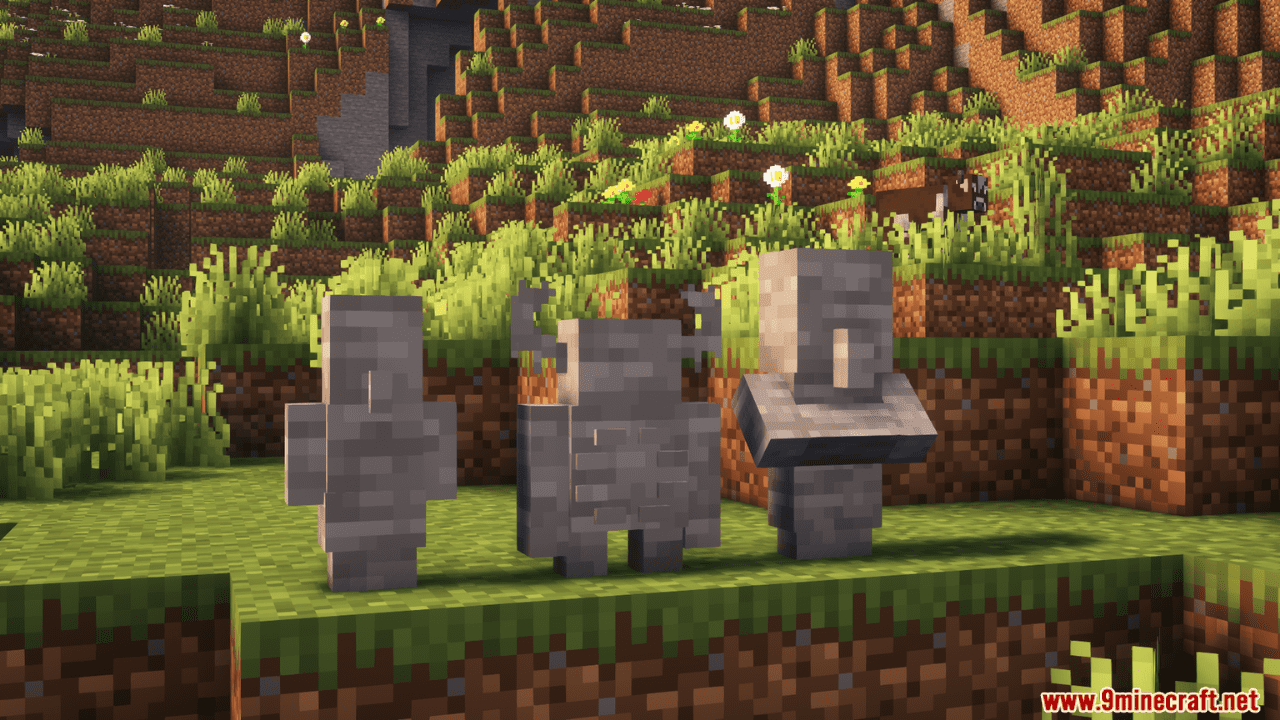 Mob Statues Mod (1.20.4) - Stonecutter Statues 4