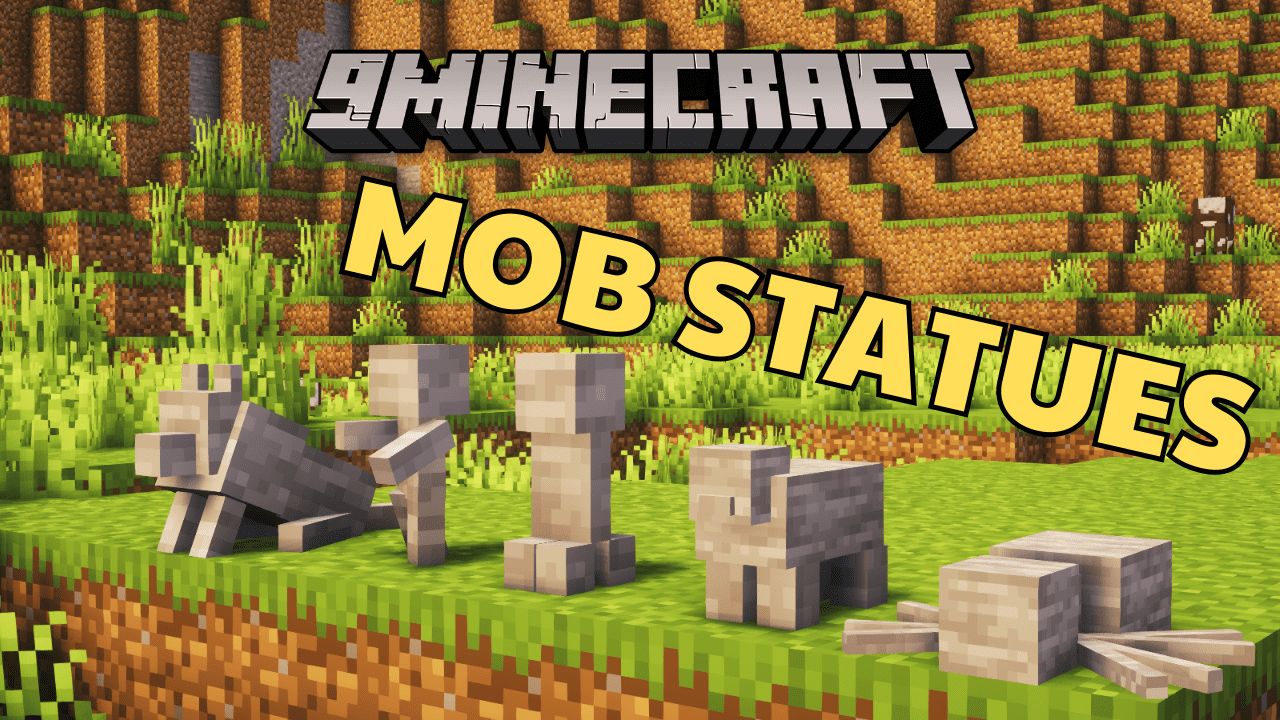 Mob Statues Mod (1.20.4) - Stonecutter Statues 1