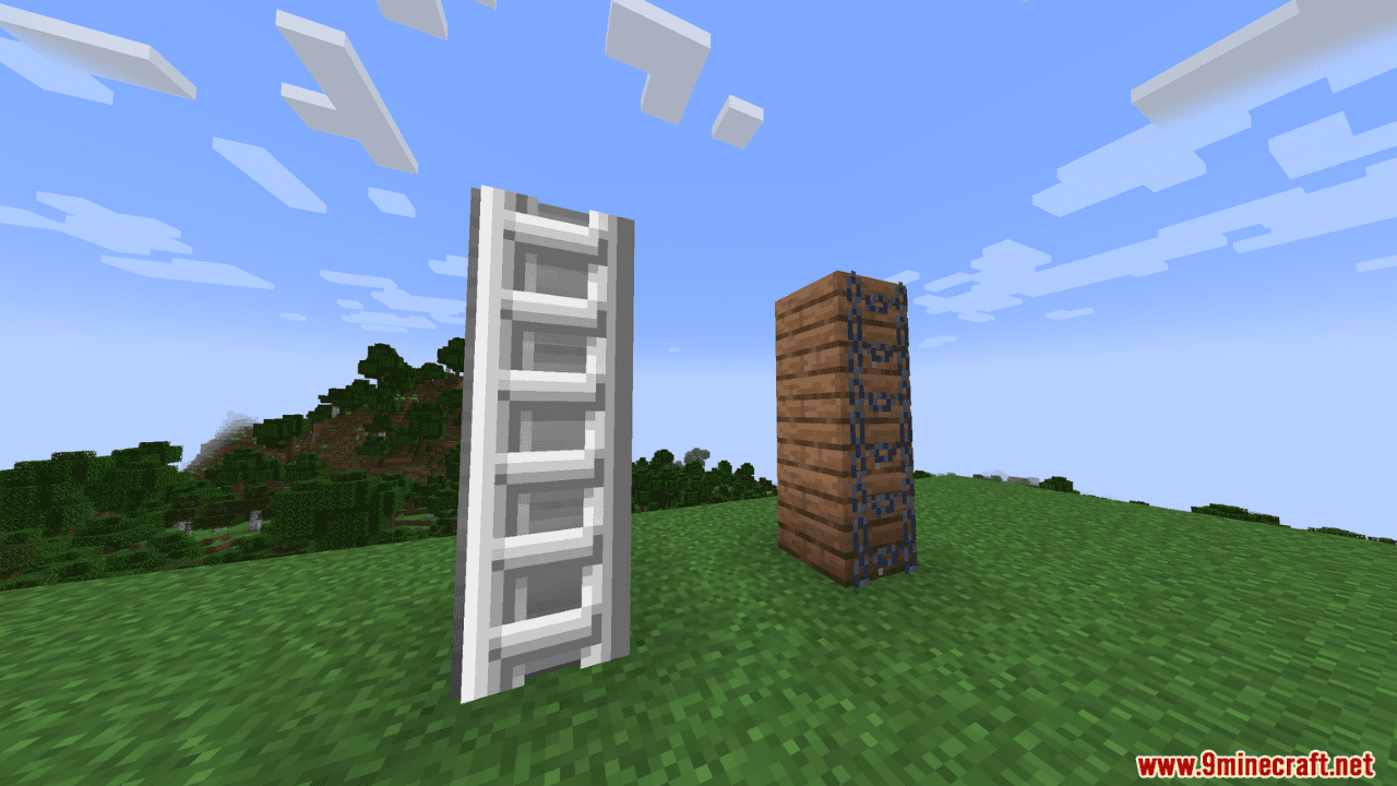 More Ladders Mod (1.21.1, 1.20.1) - 14 Different Ladder Types 6