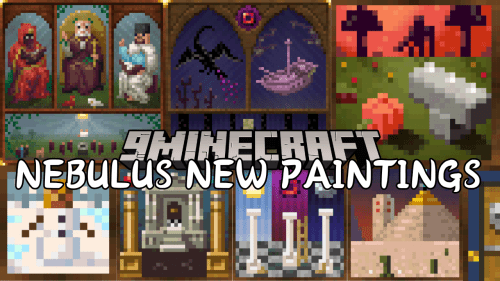 Nebulus New Paintings Mod (1.20.4, 1.19.4) – 13 New Vanilla Style Paintings Thumbnail