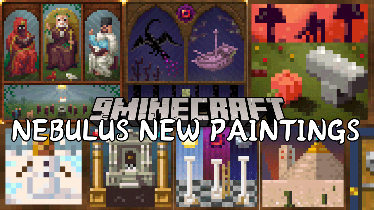 Nebulus New Paintings Mod (1.20.4, 1.19.4) - 13 New Vanilla Style Paintings 1