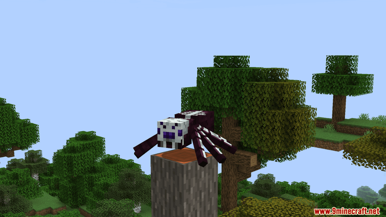 Nebulus New Spiders Mod (1.20.4, 1.20.1) - 17 New Types of Spiders 6