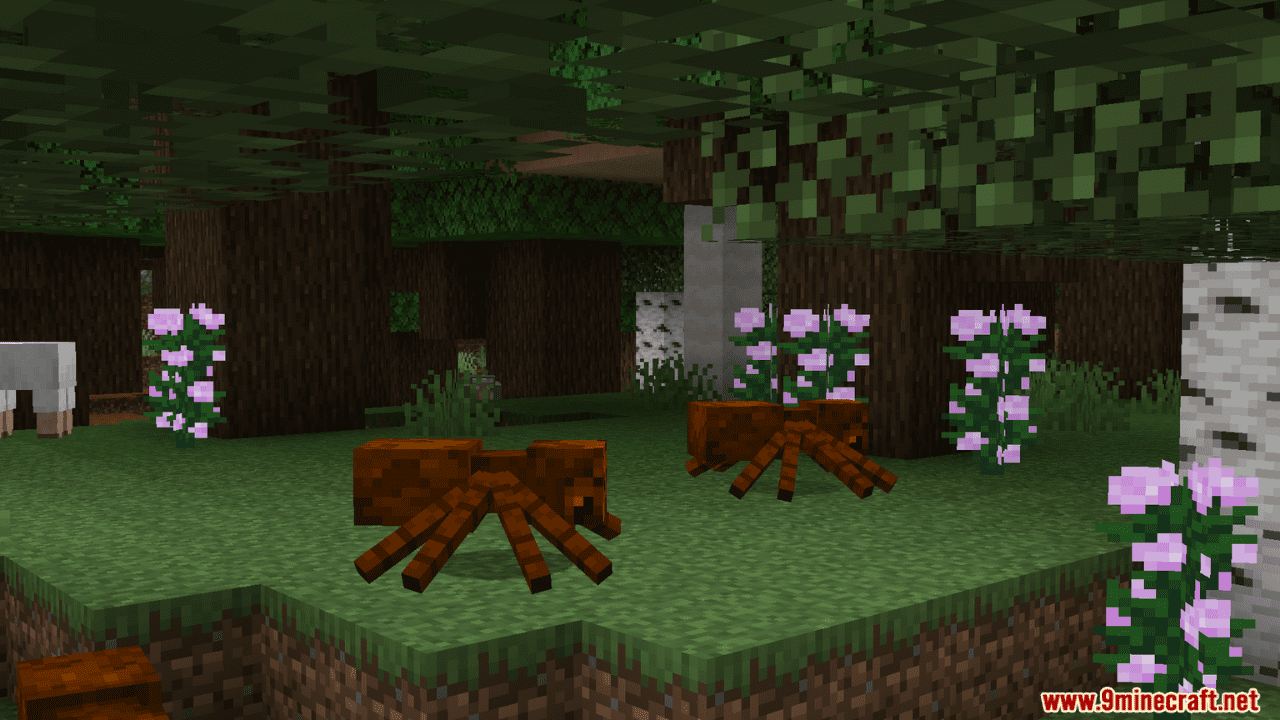 Nebulus New Spiders Mod (1.20.4, 1.20.1) - 17 New Types of Spiders 11