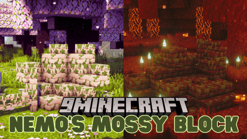 Nemo’s Mossy Blocks Mod (1.20.6, 1.20.1) – A Touch of Greenery Thumbnail