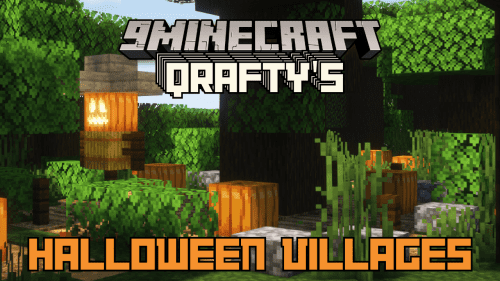 Qrafty’s Halloween Villages Mod (1.20.6, 1.20.4) – Explore Pumpkin Farms, Ruins Thumbnail