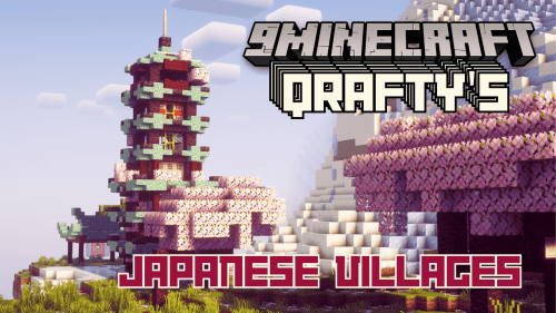 Qrafty’s Japanese Villages Mod (1.21, 1.20.1) – Beautiful Cozy Villages Thumbnail