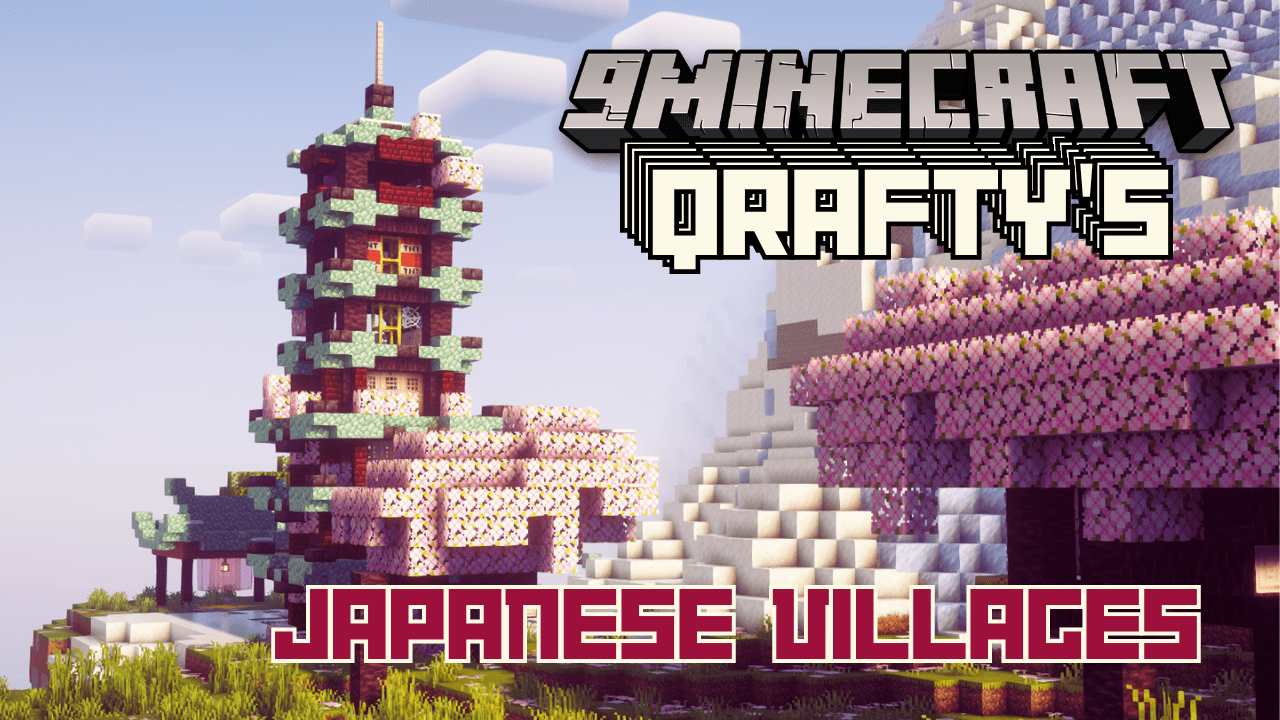 Qrafty's Japanese Villages Mod (1.21, 1.20.1) - Beautiful Cozy Villages 1