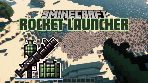 Rocket Launcher Mod (1.20.4, 1.20.1) – A Potent Weapon for Combat Thumbnail