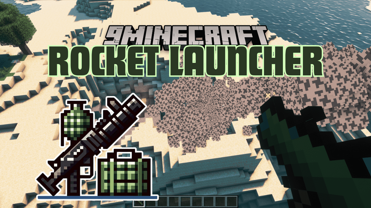 Rocket Launcher Mod (1.20.4, 1.20.1) - A Potent Weapon for Combat 1