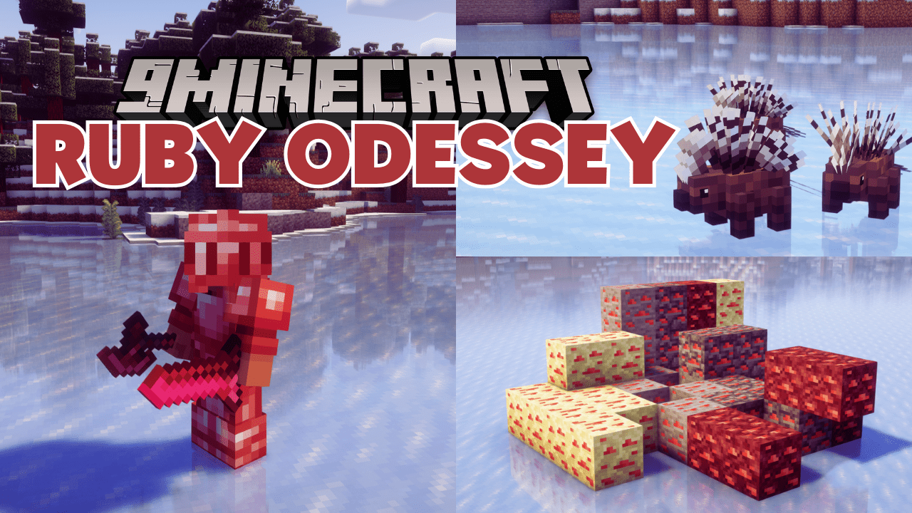 Ruby Odyssey Mod (1.20.4) - Shining Gemstones 1