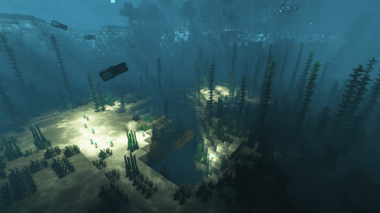 Torches in Water Mod (1.20.1) - Glow Ink Torch 4