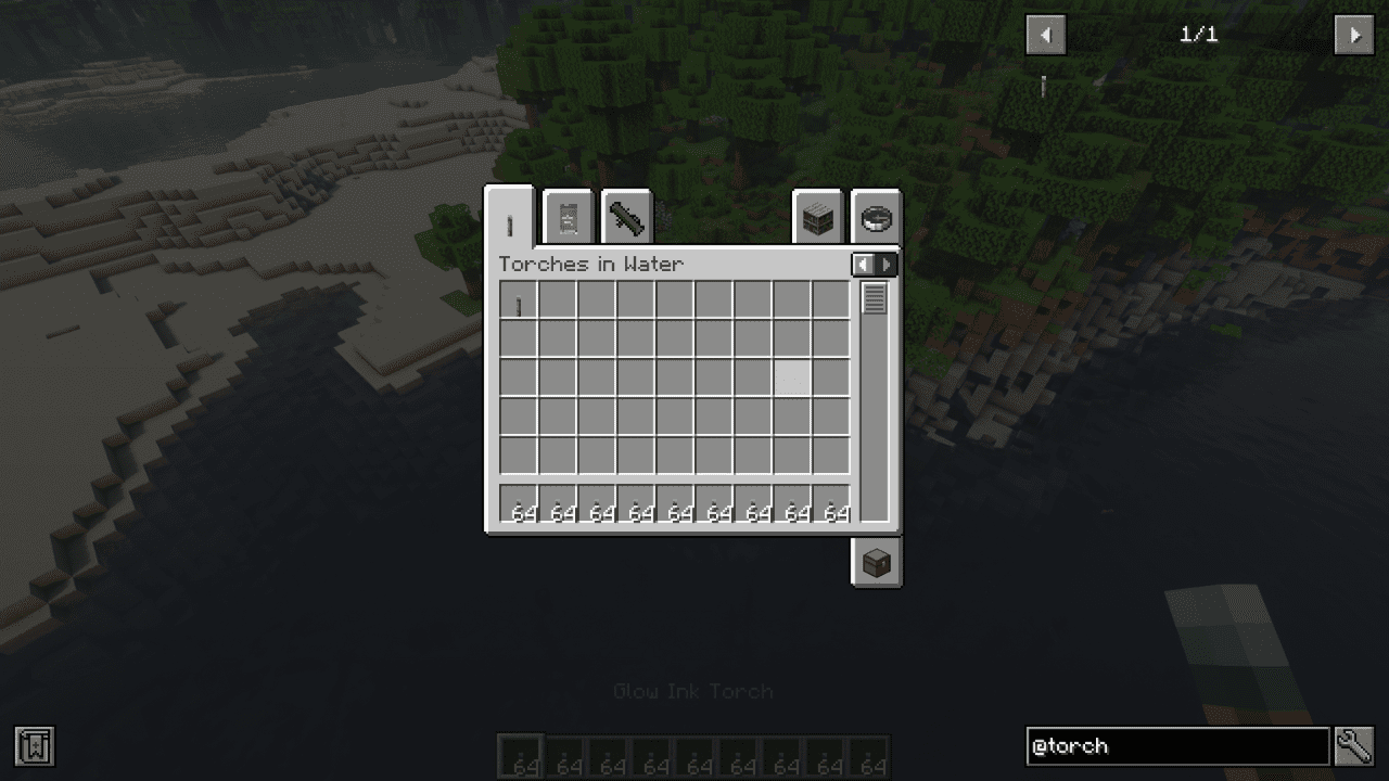 Torches in Water Mod (1.20.1) - Glow Ink Torch 2