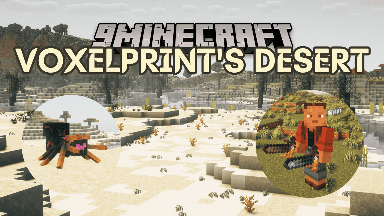 Voxelprint's Desert Mod (1.20.4, 1.20.1) - Explore Desert caves, Oases, and Temples 1