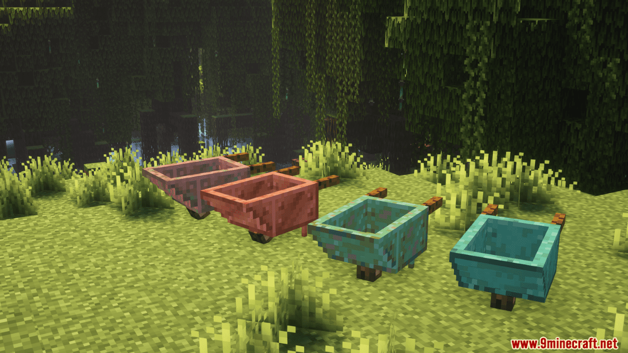 Wheelbarrow Mod (1.20.6, 1.20.1) - Mob Transport 2