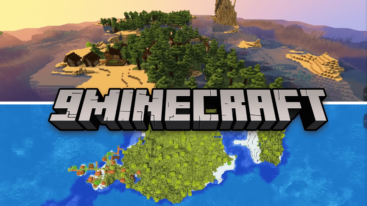 Top 3 New Minecraft Survival Island Seeds (1.20.6, 1.20.1) - Java/Bedrock Edition 1