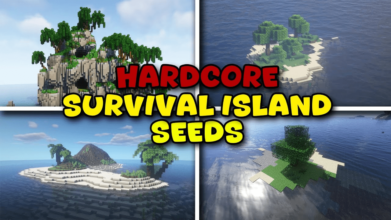 Top 5 Hardcore Survival Island Seeds For Minecraft (1.20.6, 1.20.1) – Java Edition 1