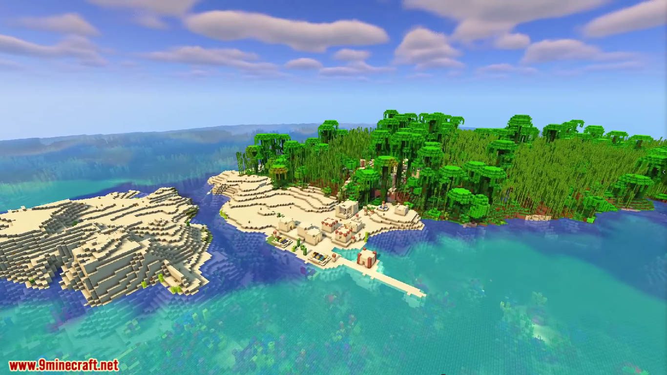 3 New Big Island Seeds For Minecraft (1.20.6, 1.20.1) - Java/Bedrock Edition 3