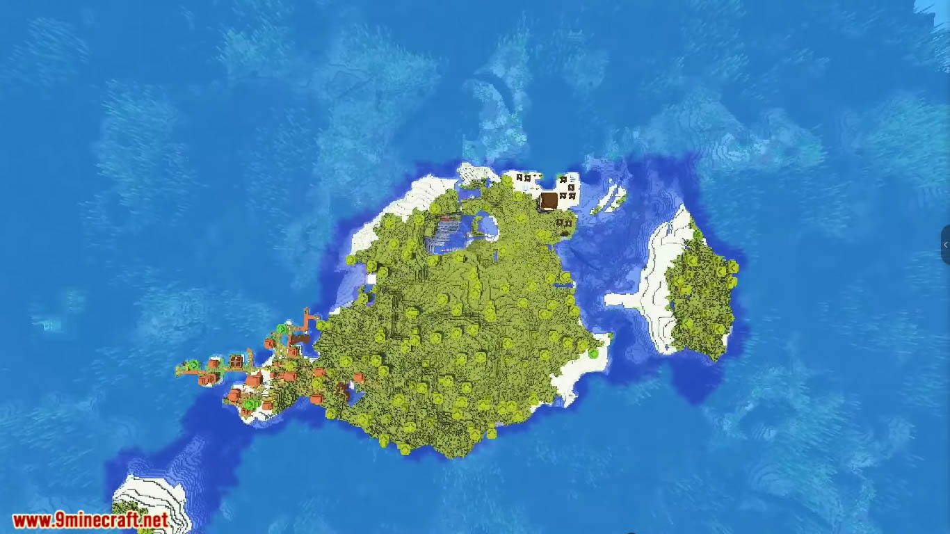 Top 3 New Minecraft Survival Island Seeds (1.20.6, 1.20.1) - Java/Bedrock Edition 10